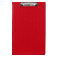 Marbig Foolscap PVC Clipboard + Flap Red AO4300503