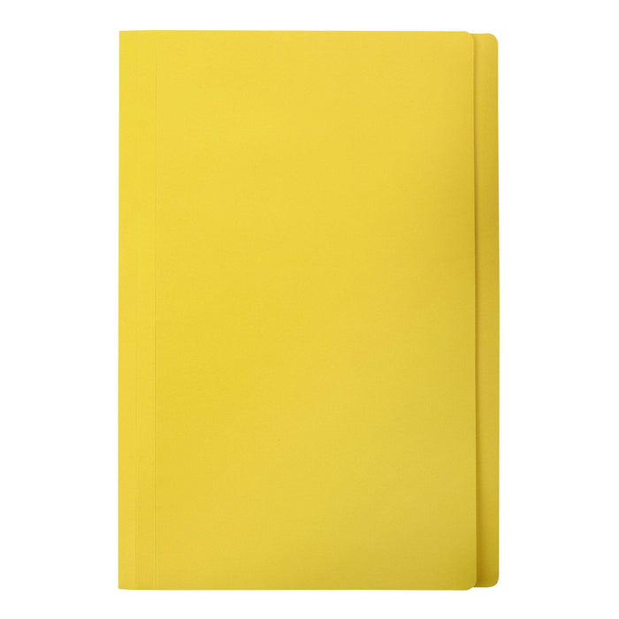 Marbig Foolscap Yellow File Folder x 20's pack AO1108605