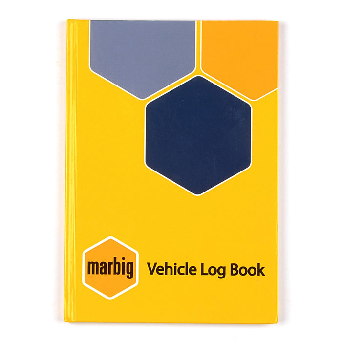 Marbig Hard Cover Duplicate Vehicle Log Book 50 Leaf AO18802