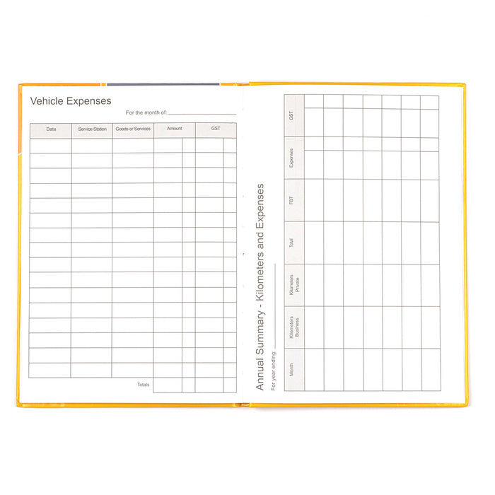 Marbig Hard Cover Duplicate Vehicle Log Book 50 Leaf AO18802