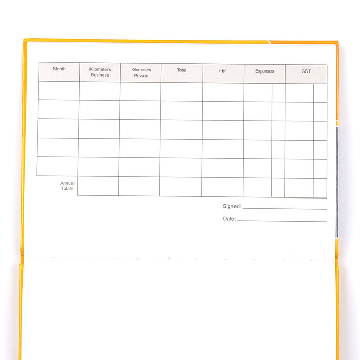 Marbig Hard Cover Duplicate Vehicle Log Book 50 Leaf AO18802