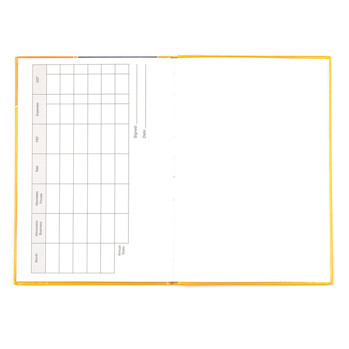 Marbig Hard Cover Duplicate Vehicle Log Book 50 Leaf AO18802