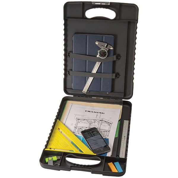 Marbig Heavy Duty Storage Clipboard Charcoal AO8331501