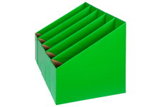 Marbig Narrow Book Box Green 5's pack AO8005704