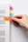 Marbig Neon Transparent Page Marker, 20 x 50mm, Pack of 160 Tabs AO1811405