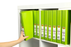 Marbig Overlay Insert Cover A4 Ring Binder 2/25 Lime, 2 D Ring AO5402004