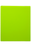 Marbig Overlay Insert Cover A4 Ring Binder 2/25 Lime, 2 D Ring AO5402004