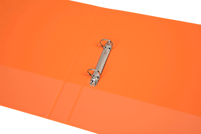 Marbig Overlay Insert Cover A4 Ring Binder 2/25 Orange, 2 D Ring AO5402006