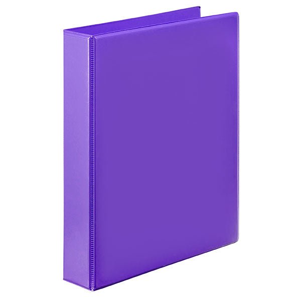 Marbig Overlay Insert Cover A4 Ring Binder 2/25 Purple AO5402019