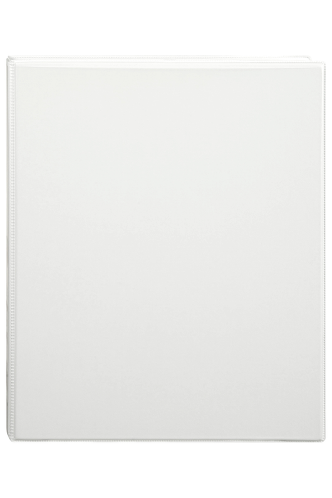 Marbig Overlay Insert Cover A4 Ring Binder 2/25 White, 2 D Ring AO5402008B