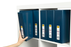 Marbig Overlay Insert Cover A4 Ring Binder 2/50 - Blue AO5422001B