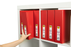 Marbig Overlay Insert Cover A4 Ring Binder 2/50 - Red AO5422003B