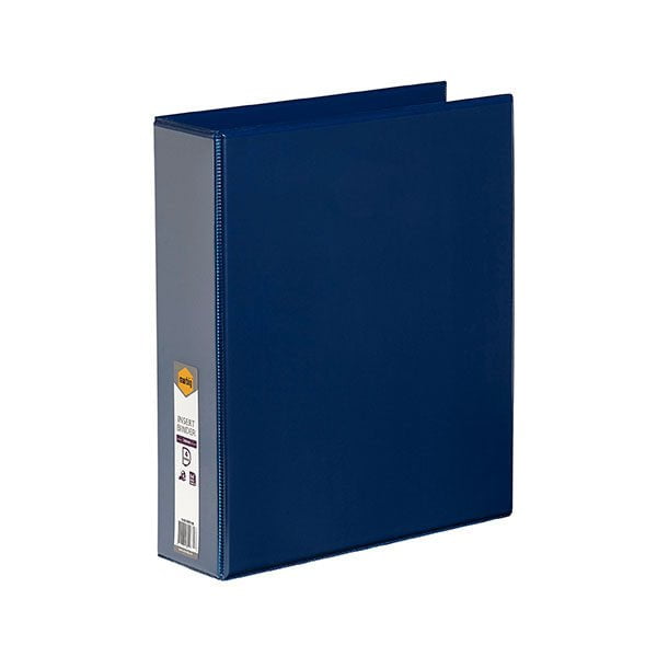 Marbig Overlay Insert Cover A4 Ring Binder 4/50 - Blue AO5424001B