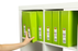 Marbig Overlay Insert Cover A4 Ring Binder 4/50 - Lime AO5424004