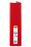 Marbig Overlay Insert Cover A4 Ring Binder 4/50 - Red AO5424003B