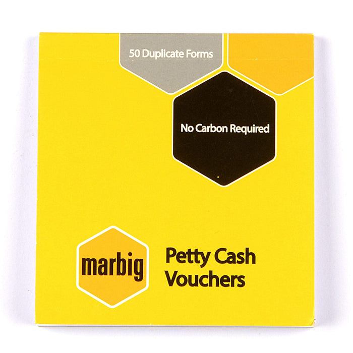 Marbig Petty Cash Vouchers 50 Leaf, No Carbon Required AO18864-DO