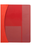 Marbig Premier A4 Flat File with CD & Business Card Holder, Red AO2050003