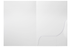 Marbig Presentation Folder Glossy White Single Pocket x 20 AO1104408