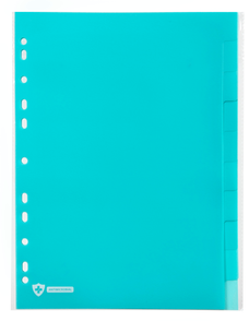Marbig Professional A4 Antimicrobial Indices/Divider, 10 Tabs, Blue AO351101