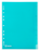 Marbig Professional A4 Antimicrobial Indices/Divider, 10 Tabs, Blue AO351101