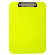 Marbig Professional A4 Neon Green Plastic Clipboard AO40220