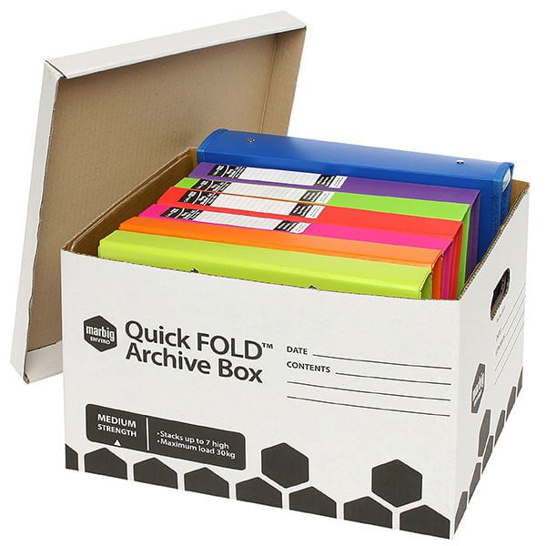Marbig Quickfold Archive Box With Lid AO80011