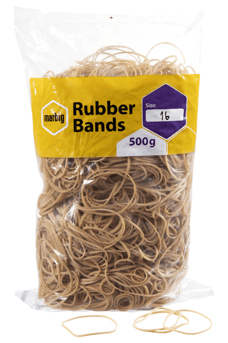 Marbig Rubber Band #16 x 500gm AO94516500B