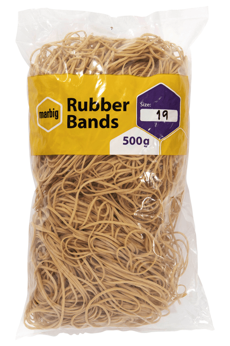 Marbig Rubber Band #19 x 500gm AO94519500B