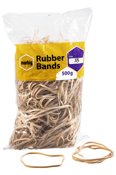 Marbig Rubber Band #35 x 500gm AO94535500B