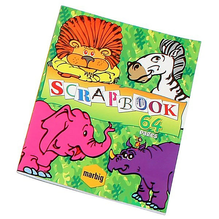 Marbig Safari 335mm x 240mm Scrapbook, 64 Pages, Pack of 10 AO18601