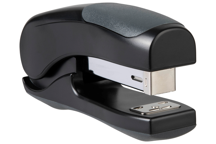 Marbig Stand Up Stapler, Half Strip, 25 Sheet, Black AO90145