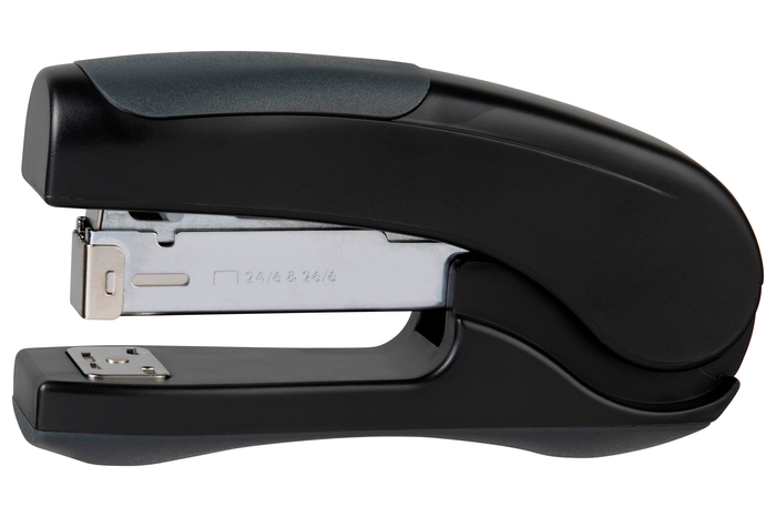 Marbig Stand Up Stapler, Half Strip, 25 Sheet, Black AO90145