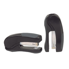 Marbig Stand Up Stapler, Half Strip, 25 Sheet, Black AO90145