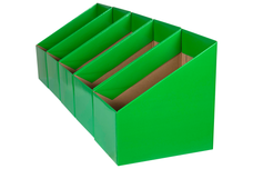 Marbig Wide Book Box Green 5's pack AO8005804