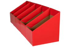 Marbig Wide Book Box Red 5's pack AO8005803
