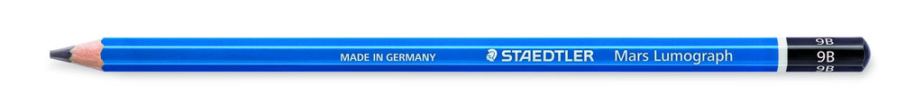 Staedtler Mars Lumograph 100 Pencil 9B x 12's pack (100-9B) | Pencils ...