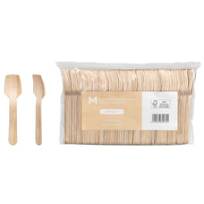 Matthew Packaging Compostable Natural Wooden Ice Cream Spoon x 1000 pieces