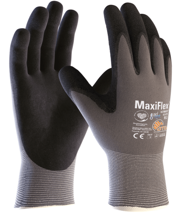 MaxiFlex Ultimate Food Contact Gloves, Open Back, 5 Pairs