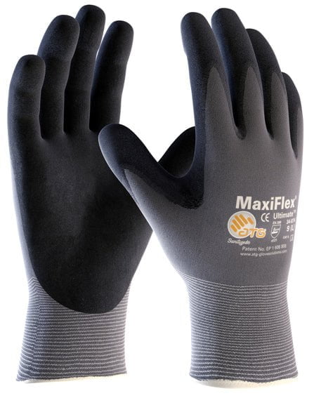 MaxiFlex Ultimate Food Contact Gloves, Open Back, 5 Pairs