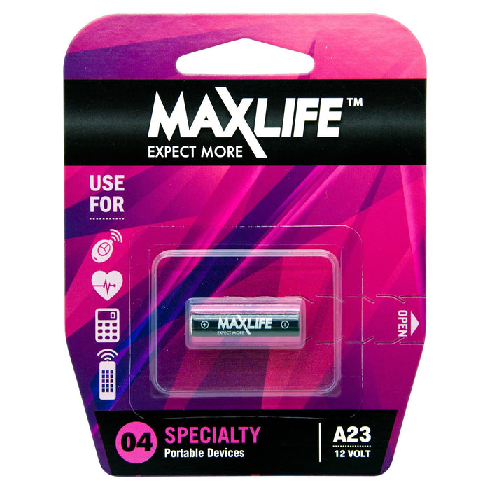 Maxlife A23 Alkaline 12V Battery CDBATA23