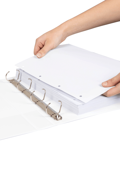 Mbg C/View Insert Bndr A4 4Dr 25Mm White AO5404008B