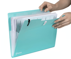 Mbg Pro Expndng File Antimic 6Poc A4 Blu AO9016001