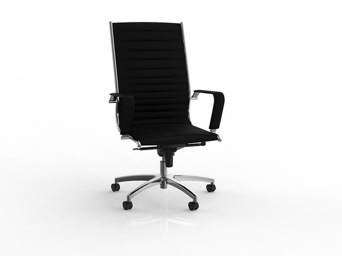 Metro Leather Highback Executive Chair, Assembled KG_METH_L__ASS