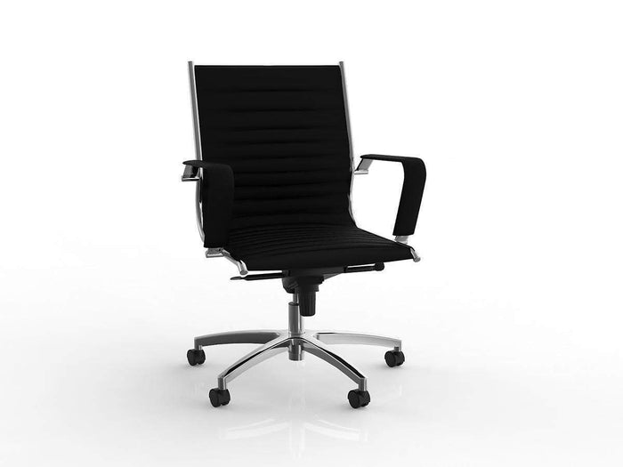 Metro PU Leather Midback Executive Chair, Unassembled KG_METM_PU__KD