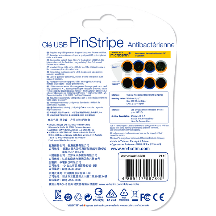 Microban Usb 2.0 AO66780