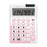 Milan 12 Digit Antibacterial Desk Calculator Pink CX214395