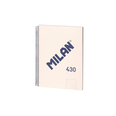 Milan 1918 Series A4 Spiral Bound Hardcover Notebook, 80 Leaf, Beige CX1000889