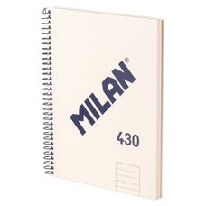 Milan 1918 Series A5 Spiral Hardcover Notebook, 80 Leaf, Beige CX1002248