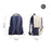 Milan 1918 Series Backpack, 4 Zip, 25L, Beige CX1000544