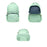 Milan 1918 Series Backpack, 4 Zip, 25L, Green CX1000549